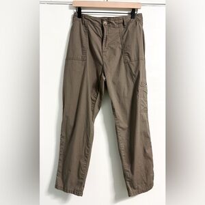 Liz Claiborne Lightweight Cargo Pants | Size 14 | Muted Taupe | Tapered Gorpcore